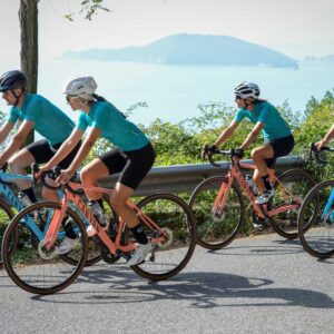 Cycling along the Amalfi coast